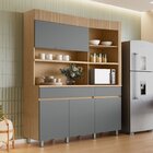 Armário De Cozinha 4 Portas 2 Gavetas 160cm Torre Angular 100