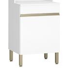 Armário De Cozinha 5 Peças Balcão Com Pia 120cm Lina10 Z06 Su