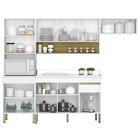 Armário De Cozinha 5 Peças Balcão Com Pia 150cm Lina20 Z06 Su