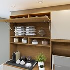 Armário De Cozinha 5 Portas 1 Gaveta Canastra Cinamomo/off Wh