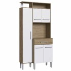 Armário De Cozinha 5 Portas 1 Gaveta Wood/branco Ac5101 - Dec