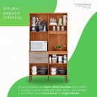 Armário De Cozinha 5 Portas 2 Gavetas Dubai Cinamomo/off-white