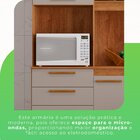 Armário De Cozinha 5 Portas 2 Gavetas Dubai Cinamomo/off-white