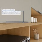 Armário De Cozinha 5 Portas 2 Gavetas Realeza 160cm 100% Mdf