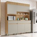 Armário De Cozinha 5 Portas 2 Gavetas Realeza 160cm 100% Mdf