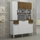 Armário De Cozinha 5 Portas 2 Gavetas Safira - Sallêto Móveis