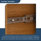 Armário De Cozinha 5 Portas 3 Gavetas Nicho Versatti Freijó/