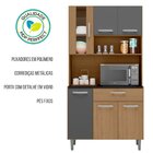 Armário De Cozinha 6 Portas 1 Gaveta Carol Poliman Móveis Car