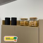 Armário De Cozinha 6 Portas 1 Gaveta Kit Gênova  Nogueira/off