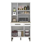 Armário De Cozinha 6 Portas 2 Gaveta Madri Sallêto Móveis Bra