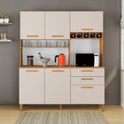 Armário De Cozinha 6 Portas 2 Gavetas 100% Mdf Athenas Espres