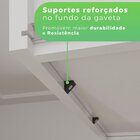 Armário De Cozinha 6 Portas 2 Gavetas Adelle Yescasa Branco N