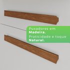 Armário De Cozinha 6 Portas 2 Gavetas Alexia Top Branco Neve