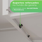 Armário De Cozinha 6 Portas 2 Gavetas Alexia Top Imop Móveis