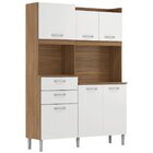 Armario De Cozinha 6 Portas 2 Gavetas Harmonia  Amendola Bran