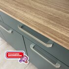 Armário De Cozinha 6 Portas 2 Gavetas Kit Modena Freijó/vanil