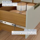 Armário De Cozinha 6 Portas 2 Gavetas Loft Ripado Imperatriz