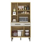 Armário De Cozinha 6 Portas 2 Gavetas Madri Sallêto Móveis Ca