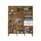 Armário De Cozinha 6 Portas 2 Gavetas Montesa  Freijó/supremo