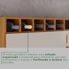 Armário De Cozinha 6 Portas 2 Gavetas New Topázio Cinamomo/of