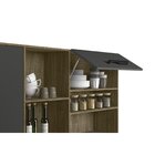 Armário De Cozinha 6 Portas 2 Gavetas Salsa Nicioli Carvalho