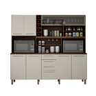 Armário De Cozinha 6 Portas 4 Gavetas Maranella Valdemóveis