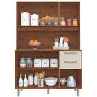 Armário De Cozinha 6 Portas E 2 Gavetas Natura Off White Pop