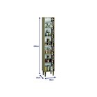 Armário De Cozinha 70cm 2 Portas Cook  Nature/branco Pint