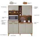 Armário De Cozinha 7 Portas 1 Gaveta Praga Freijó/off-white