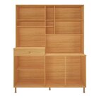 Armário De Cozinha 7 Portas 1 Gaveta Xangai Indekes Freijó/of