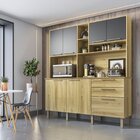 Armário De Cozinha 7 Portas 2 Gavetas Anabela Sallêto Móveis