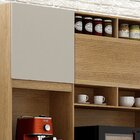 Armário De Cozinha 7 Portas 2 Gavetas Esmeralda Cinamomo/off