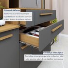 Armário De Cozinha 7 Portas 2 Gavetas Monte Rey Cinamomo/graf