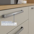 Armário De Cozinha 7 Portas 2 Gavetas Nobreza 210cm 100% Mdf