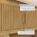 Armário De Cozinha 7 Portas 2 Gavetas Quartzo Cinamomo/off Wh