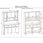 Armário De Cozinha 8 Portas 2 Gavetas Freijó/soft