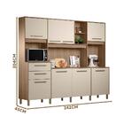 Armário De Cozinha 8 Portas 2 Gavetas Montana Arenas Jeovana