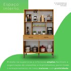 Armário De Cozinha 8 Portas 2 Gavetas New Ônix Cinamomo/off