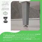 Armario De Cozinha 8 Portas 2 Gavetas Onix  Branco