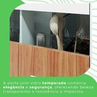 Armario De Cozinha 8 Portas 2 Gavetas Onix  Branco/carvalho