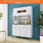 Armário De Cozinha 8 Portas 2 Gavetas Ônix Chf Móveis  Branco