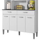 Armário De Cozinha 8 Portas 2 Gavetas Ônix Chf Móveis  Branco