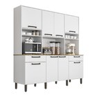 Armário De Cozinha 8 Portas 2 Gavetas Zurique Sallêto Móveis