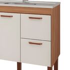 Armário De Cozinha 94cm 100% Mdp 2 Gavetas E 2 Portas Balcão