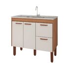 Armário De Cozinha 94cm 100% Mdp 2 Gavetas E 2 Portas Balcão