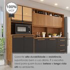 Armário De Cozinha 9 Portas 3 Gavetas 100% Mdf Isabella Cinam
