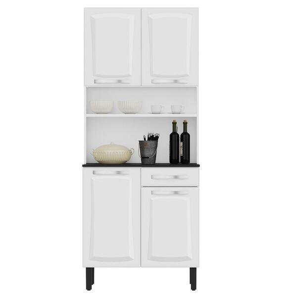 Armário De Cozinha Aço Compacto 4 Portas 1 Gaveta Itatiaia Pr