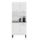 Armário De Cozinha Aço Compacto 4 Portas 1 Gaveta Itatiaia Pr