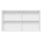 Armário De Cozinha Aéreo 100% Mdf 120 Cm 2 Portas Branco/pret