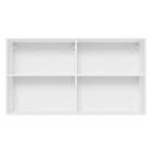 Armário De Cozinha Aéreo 100% Mdf 120 Cm 2 Portas Vidro Refle